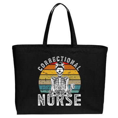 Correctional Nurse Corrections Nurse Correctional Nursing Cotton Canvas Jumbo Tote