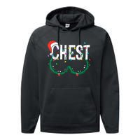 Chest Nuts Christmas Funny Matching Couple Chestnuts Performance Fleece Hoodie