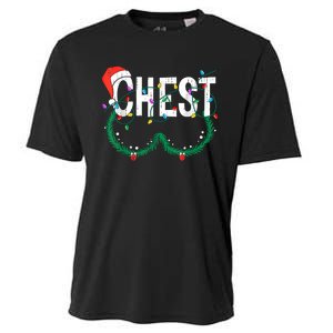 Chest Nuts Christmas Funny Matching Couple Chestnuts Cooling Performance Crew T-Shirt