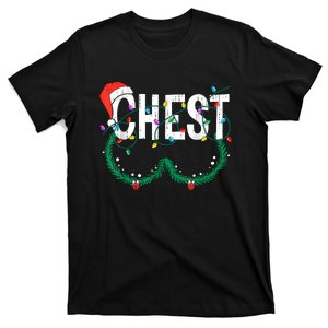 Chest Nuts Christmas Funny Matching Couple Chestnuts T-Shirt