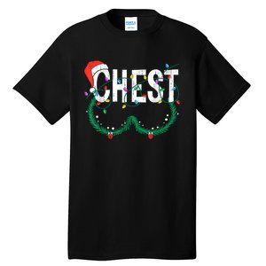 Chest Nuts Christmas Funny Matching Couple Chestnuts Tall T-Shirt