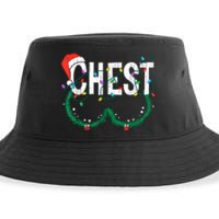 Chest Nuts Christmas Funny Matching Couple Chestnuts Sustainable Bucket Hat