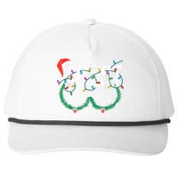 Chest Nuts Christmas Funny Matching Couple Chestnuts Snapback Five-Panel Rope Hat