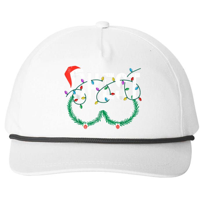 Chest Nuts Christmas Funny Matching Couple Chestnuts Snapback Five-Panel Rope Hat