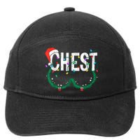 Chest Nuts Christmas Funny Matching Couple Chestnuts 7-Panel Snapback Hat