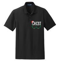 Chest Nuts Christmas Funny Matching Couple Chestnuts Dry Zone Grid Polo