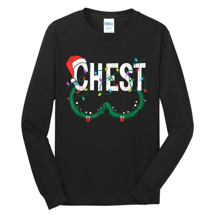 Chest Nuts Christmas Funny Matching Couple Chestnuts Tall Long Sleeve T-Shirt