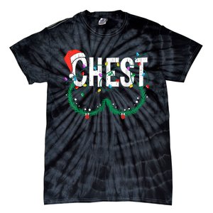 Chest Nuts Christmas Funny Matching Couple Chestnuts Tie-Dye T-Shirt