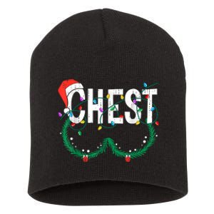 Chest Nuts Christmas Funny Matching Couple Chestnuts Short Acrylic Beanie