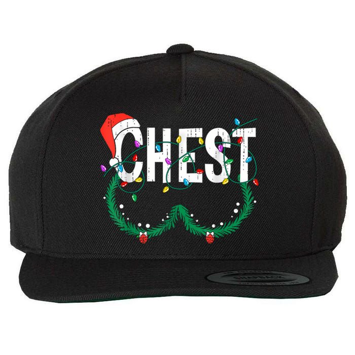 Chest Nuts Christmas Funny Matching Couple Chestnuts Wool Snapback Cap