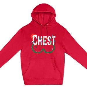 Chest Nuts Christmas Funny Matching Couple Chestnuts Premium Pullover Hoodie