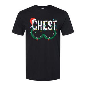 Chest Nuts Christmas Funny Matching Couple Chestnuts Softstyle CVC T-Shirt