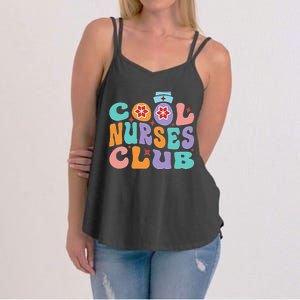 Cool Nurse Club Healthcare Worker Nurse Life Back Print Women's Strappy Tank