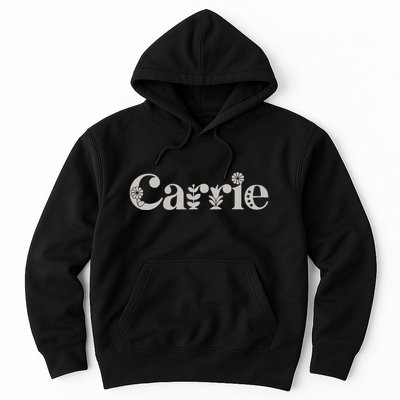 Carrie Name Custom Flower Personalized Botanical Women Mom Hoodie