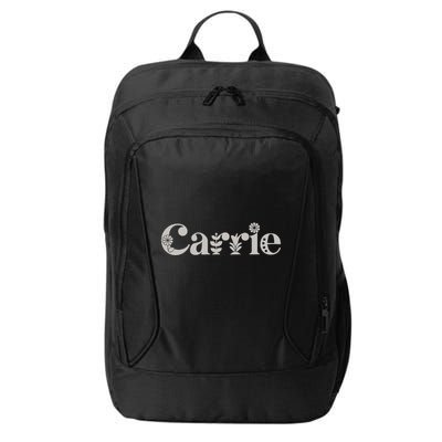 Carrie Name Custom Flower Personalized Botanical Women Mom City Backpack