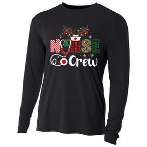 Christmas Nurse Crew Xmas Cooling Performance Long Sleeve Crew