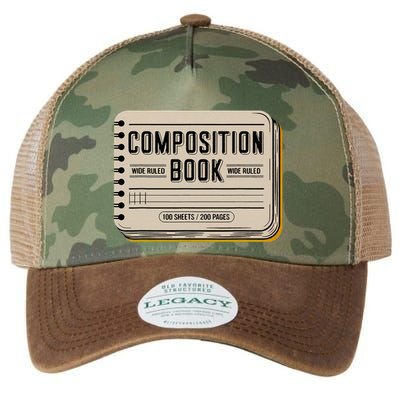 Composition Notebook Costume Legacy Tie Dye Trucker Hat