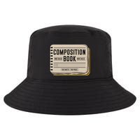 Composition Notebook Costume Cool Comfort Performance Bucket Hat