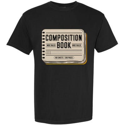 Composition Notebook Costume Garment-Dyed Heavyweight T-Shirt