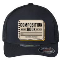 Composition Notebook Costume Flexfit Unipanel Trucker Cap