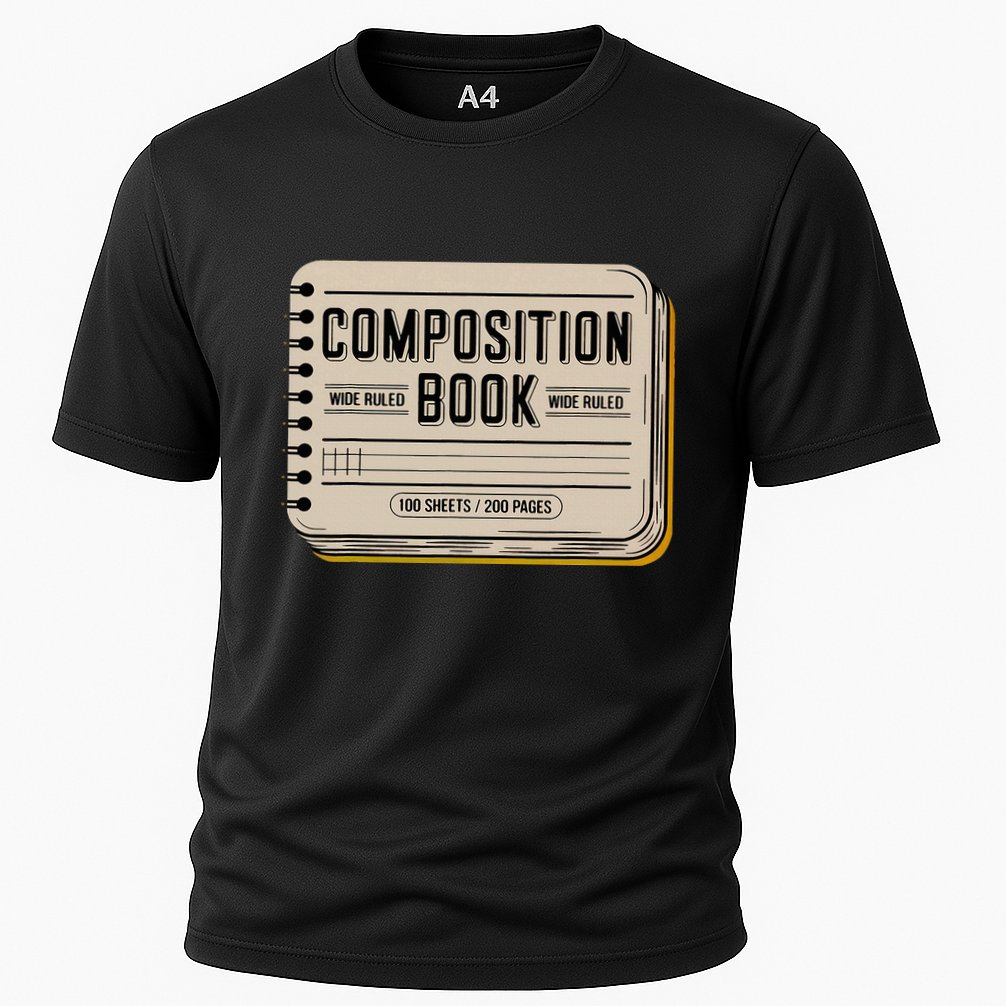 Composition Notebook Costume Performance Shirt