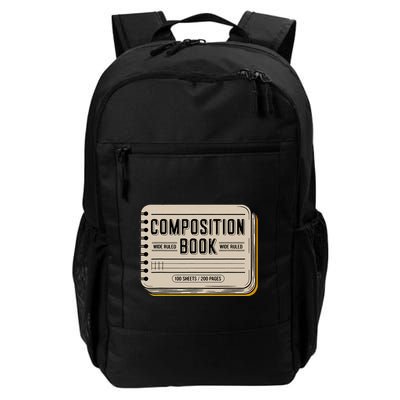 Composition Notebook Costume Backpack