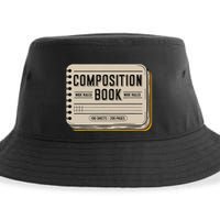 Composition Notebook Costume Sustainable Bucket Hat