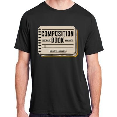 Composition Notebook Costume Adult ChromaSoft Performance T-Shirt