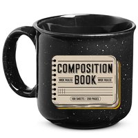 Composition Notebook Costume 15oz Campfire Ceramic Mug