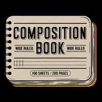Composition Notebook Costume Drawstring Bag