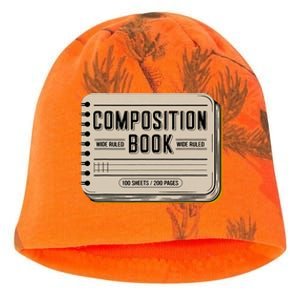 Composition Notebook Costume Kati - Camo Knit Beanie