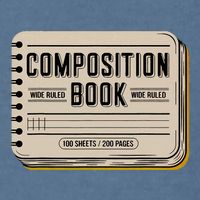 Composition Notebook Costume Garment-Dyed Sweatshirt