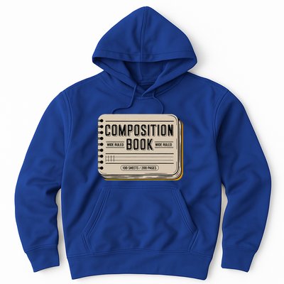 Composition Notebook Costume Hoodie