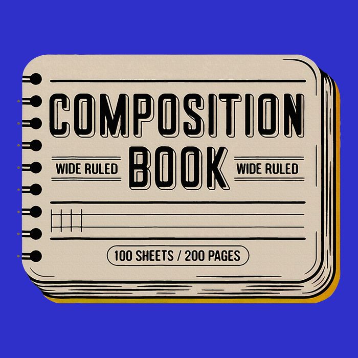 Composition Notebook Costume Apron