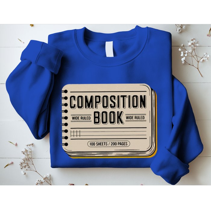 Composition Notebook Costume Sweatshirt