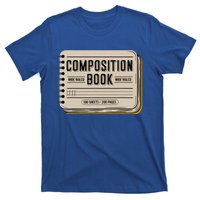 Composition Notebook Costume T-Shirt