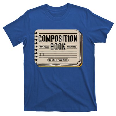 Composition Notebook Costume T-Shirt