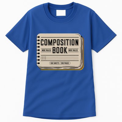 Composition Notebook Costume Tall T-Shirt