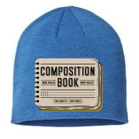 Composition Notebook Costume Sustainable Beanie
