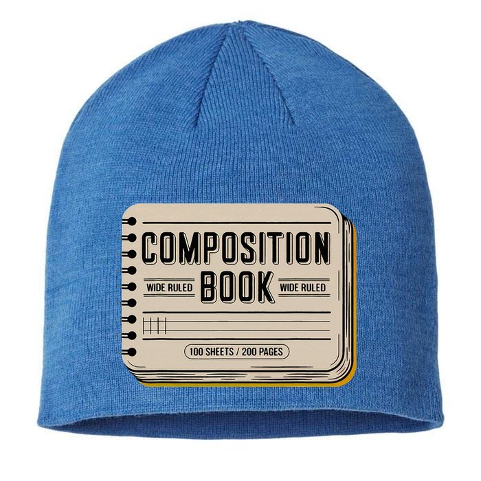 Composition Notebook Costume Sustainable Beanie