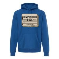 Composition Notebook Costume Premium Hoodie