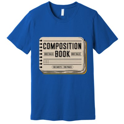 Composition Notebook Costume Premium T-Shirt