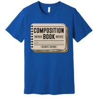 Composition Notebook Costume Premium T-Shirt