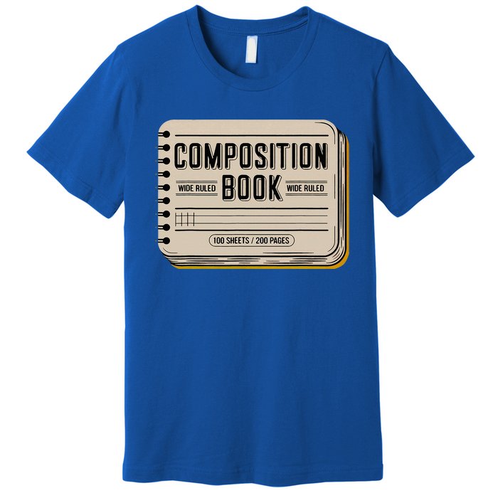 Composition Notebook Costume Premium T-Shirt