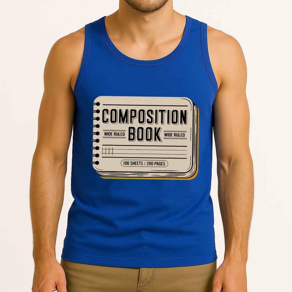 Composition Notebook Costume Tank Top