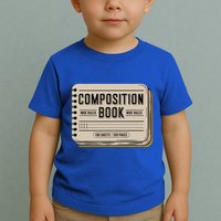 Composition Notebook Costume Toddler T-Shirt