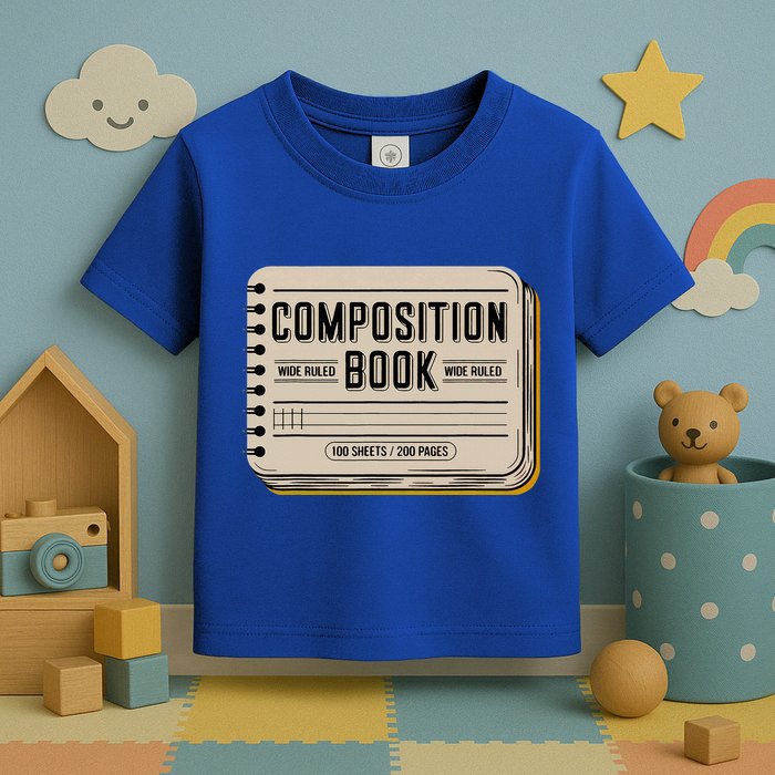 Composition Notebook Costume Toddler T-Shirt