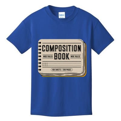 Composition Notebook Costume Kids T-Shirt