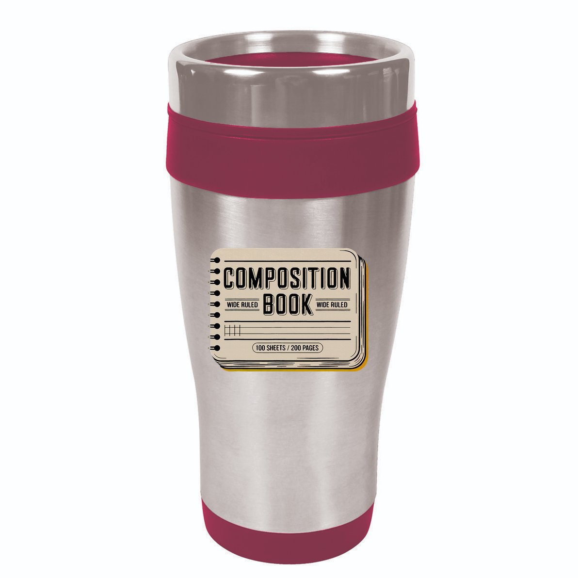 Composition Notebook Costume 16oz Travel Tumbler
