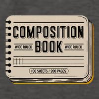 Composition Notebook Costume Vector Backpack
